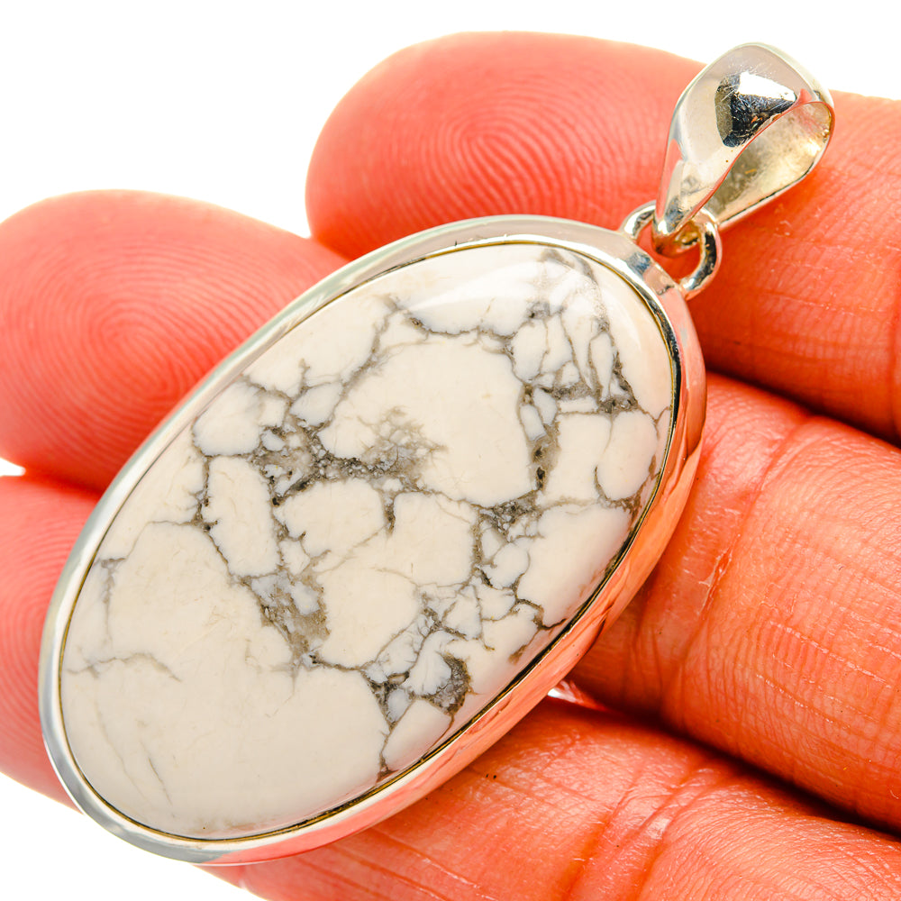 Howlite Pendants handcrafted by Ana Silver Co - PD25250