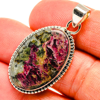 Russian Eudialyte Pendants handcrafted by Ana Silver Co - PD25255