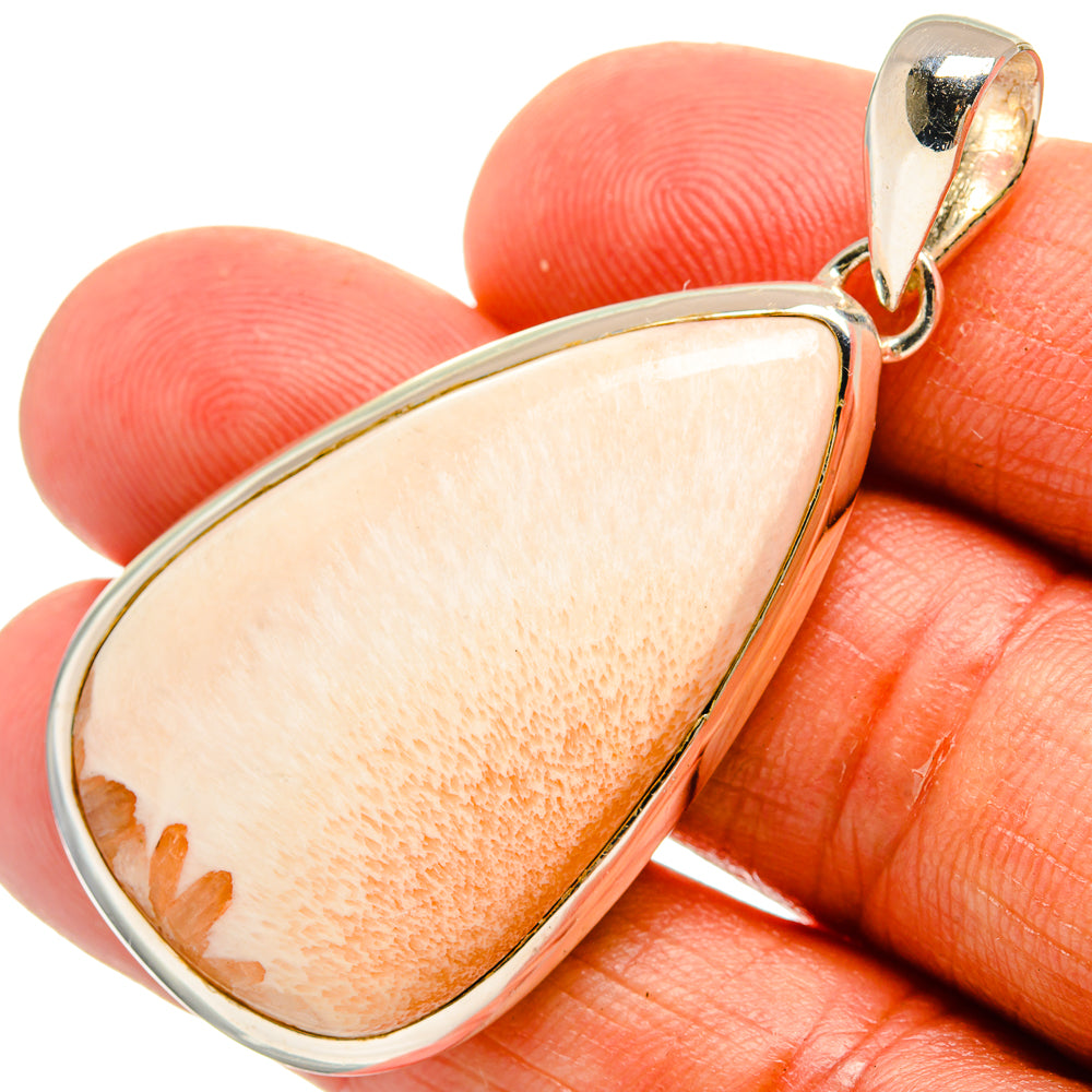 Scolecite Pendants handcrafted by Ana Silver Co - PD25266