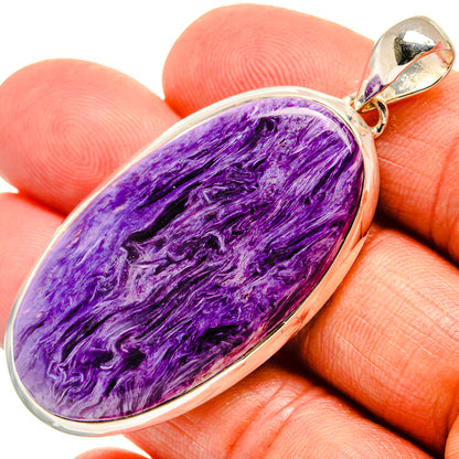 Charoite Pendants handcrafted by Ana Silver Co - PD25271