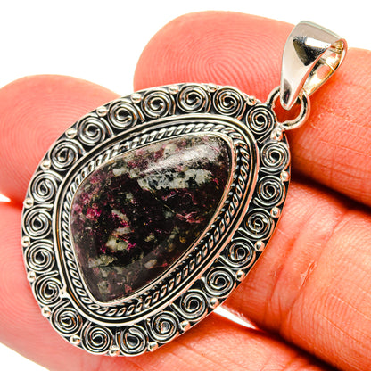 Russian Eudialyte Pendants handcrafted by Ana Silver Co - PD25276