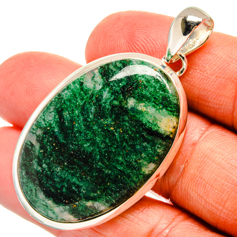 Green Aventurine Pendants handcrafted by Ana Silver Co - PD25280