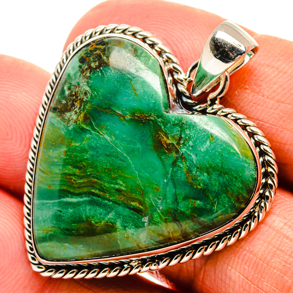 Peruvian Opal Pendants handcrafted by Ana Silver Co - PD25286