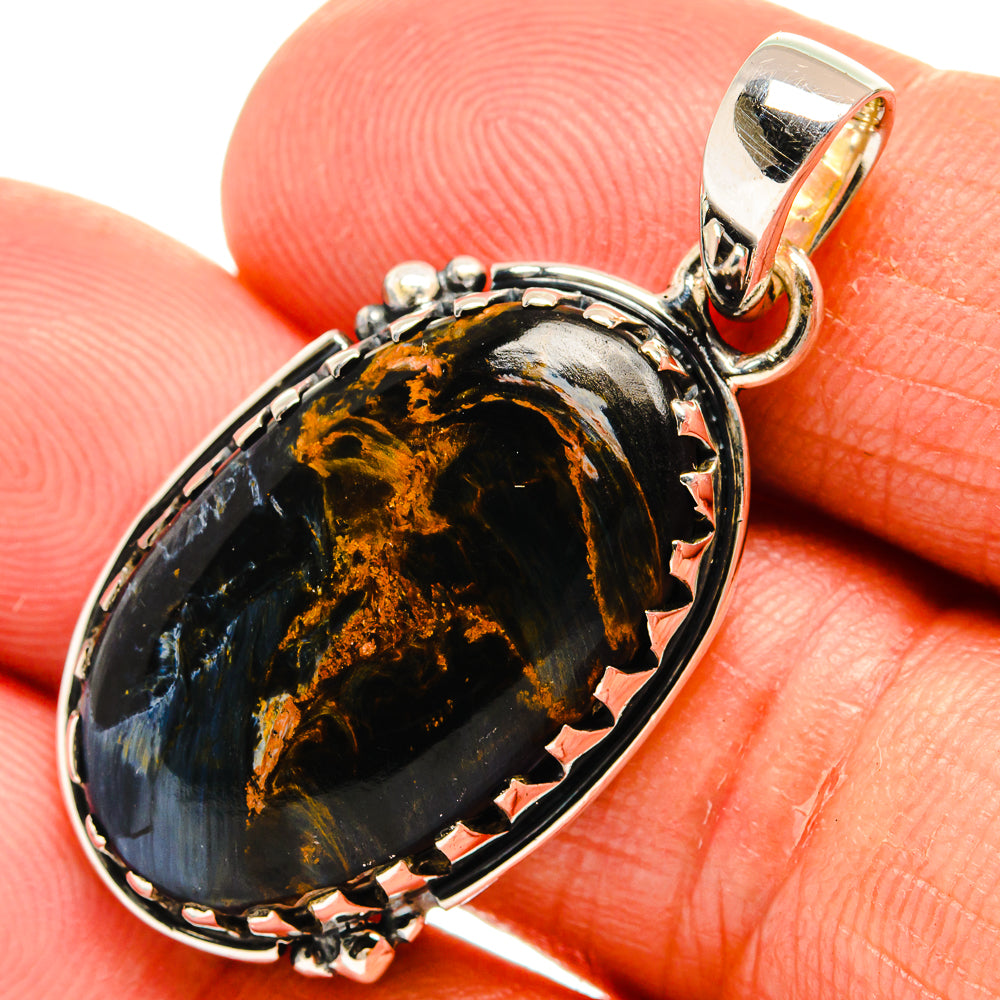Pietersite Pendants handcrafted by Ana Silver Co - PD25294