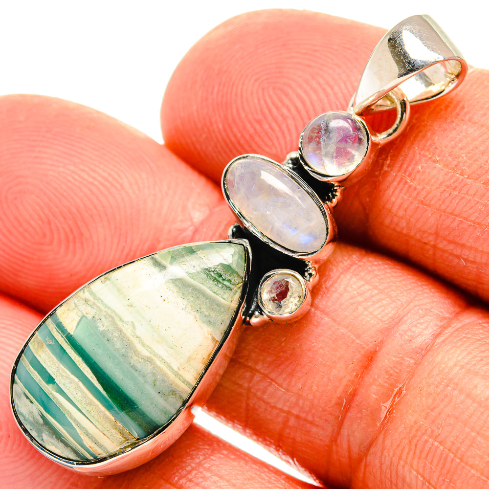 Ocean Jasper Pendants handcrafted by Ana Silver Co - PD25312