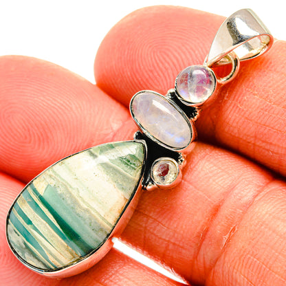 Ocean Jasper Pendants handcrafted by Ana Silver Co - PD25312