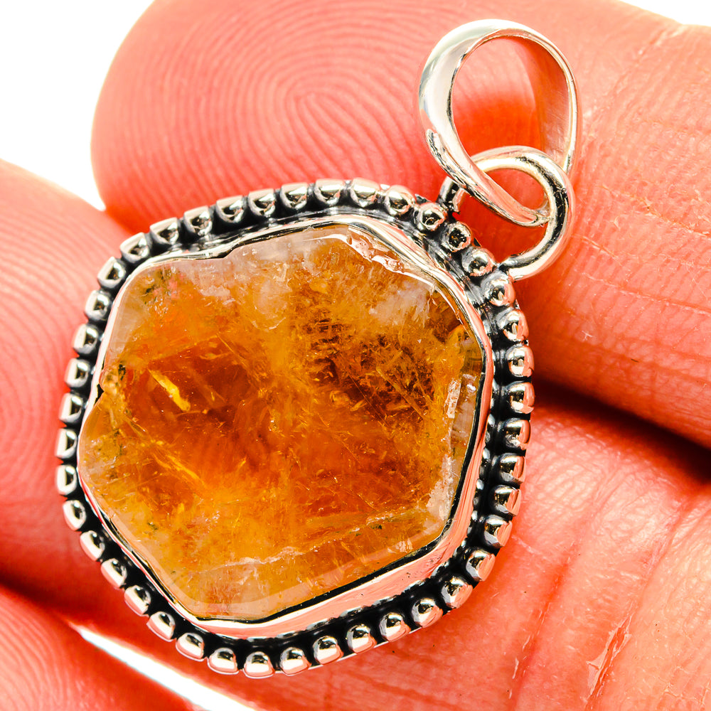 Citrine Pendants handcrafted by Ana Silver Co - PD25316