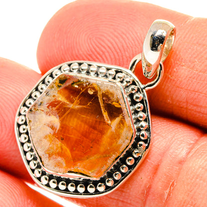 Citrine Pendants handcrafted by Ana Silver Co - PD25317