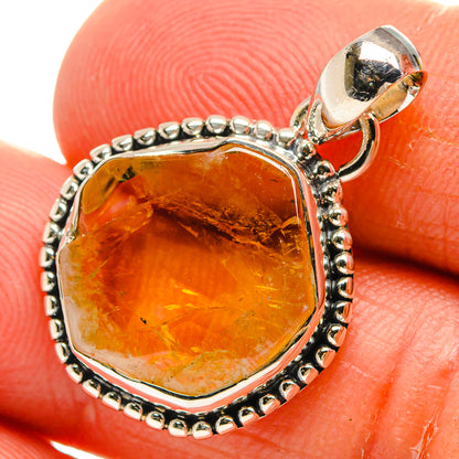 Citrine Pendants handcrafted by Ana Silver Co - PD25318