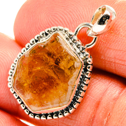 Citrine Pendants handcrafted by Ana Silver Co - PD25320