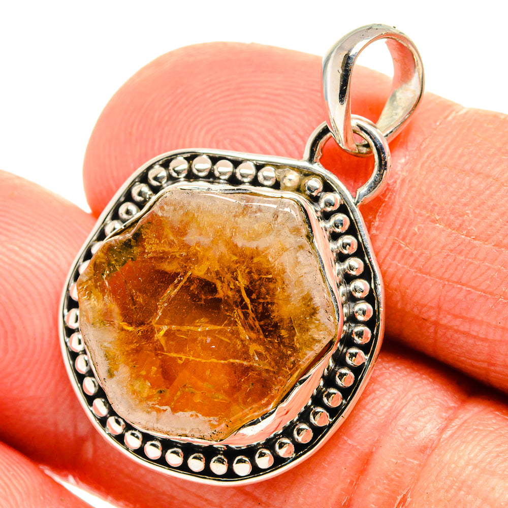 Citrine Pendants handcrafted by Ana Silver Co - PD25322