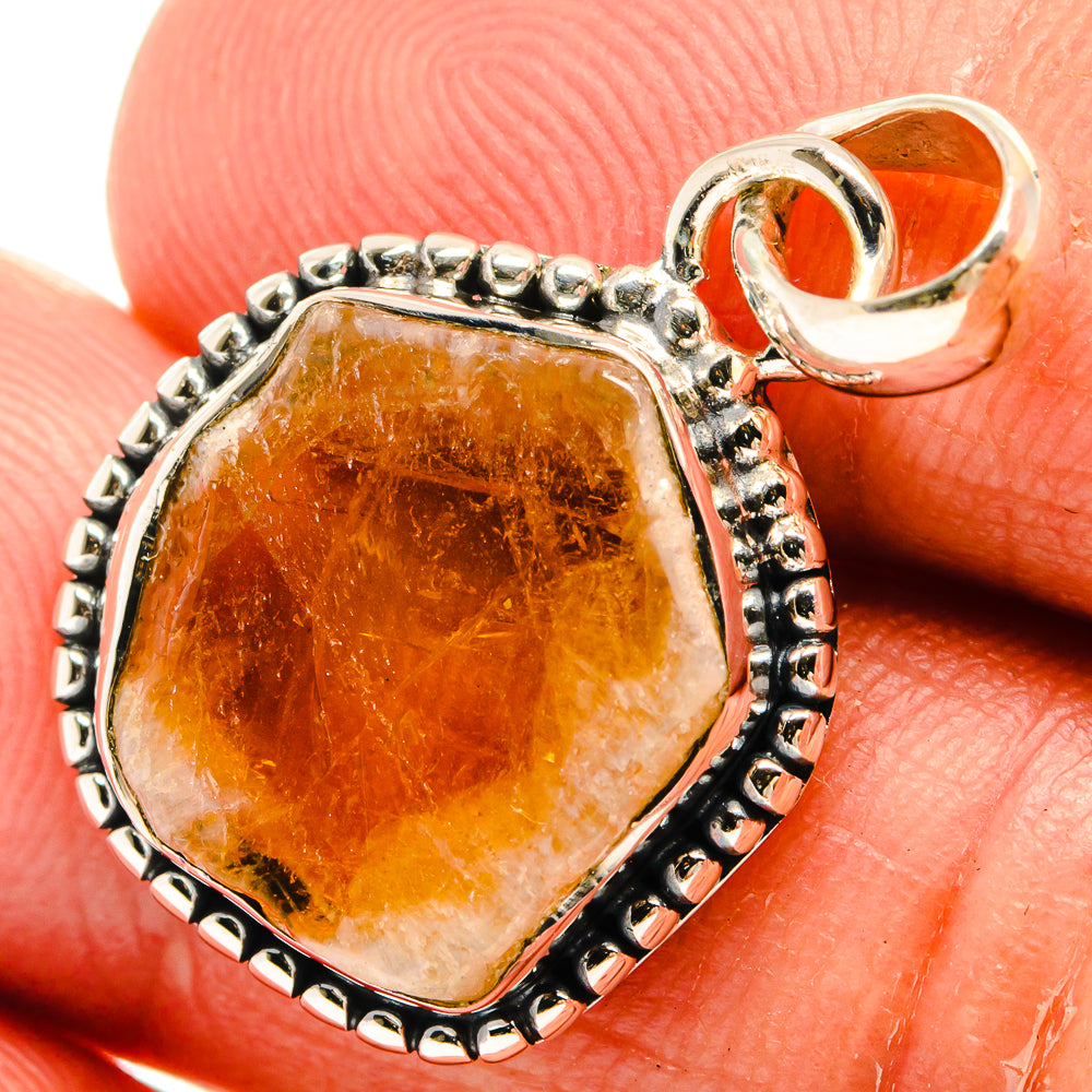 Citrine Pendants handcrafted by Ana Silver Co - PD25326