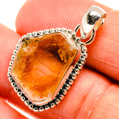 Citrine Pendants handcrafted by Ana Silver Co - PD25327