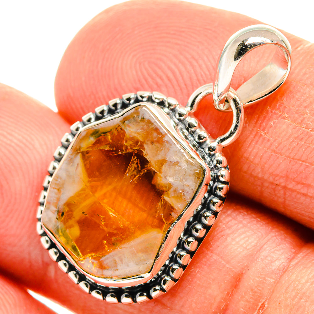 Citrine Pendants handcrafted by Ana Silver Co - PD25330