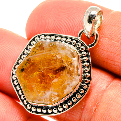 Citrine Pendants handcrafted by Ana Silver Co - PD25331