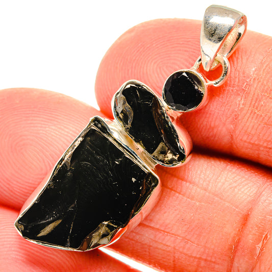 Shungite Pendants handcrafted by Ana Silver Co - PD25333