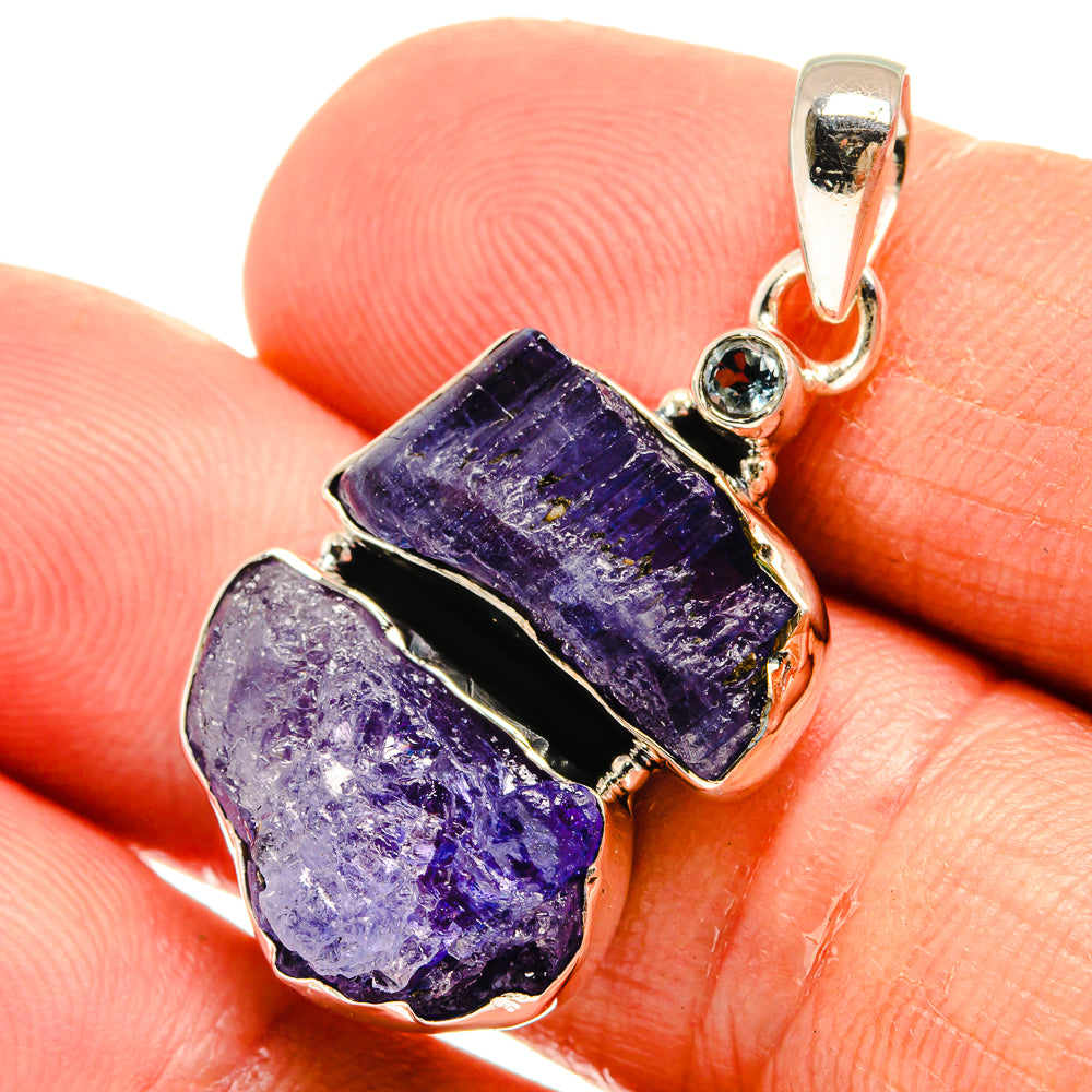 Tanzanite Pendants handcrafted by Ana Silver Co - PD25336