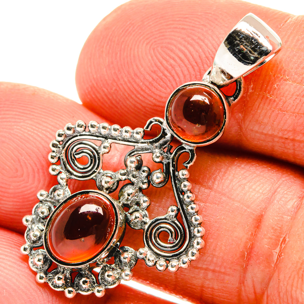 Carnelian Pendants handcrafted by Ana Silver Co - PD25340