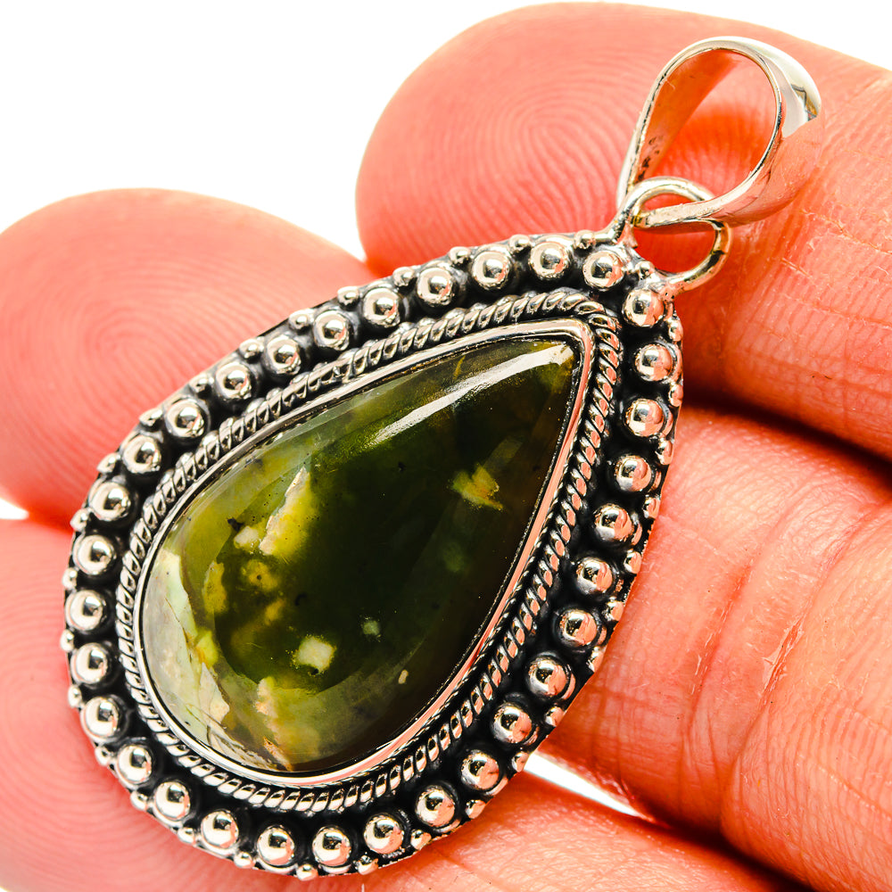 Rainforest Opal Pendants handcrafted by Ana Silver Co - PD25351