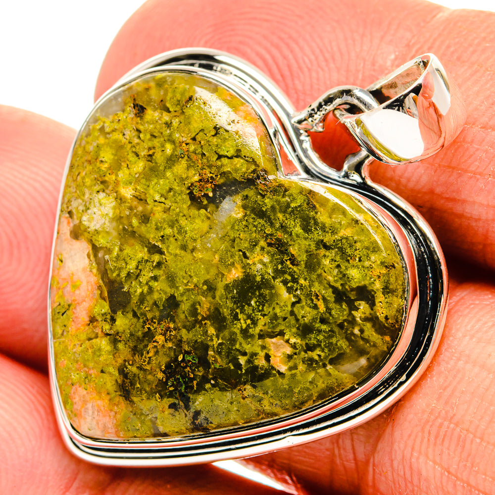 Unakite Pendants handcrafted by Ana Silver Co - PD25356