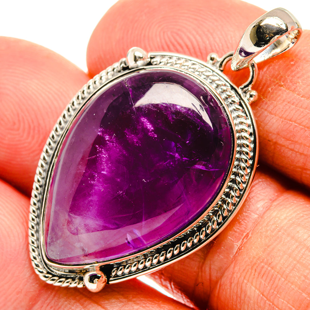 Amethyst Pendants handcrafted by Ana Silver Co - PD25370
