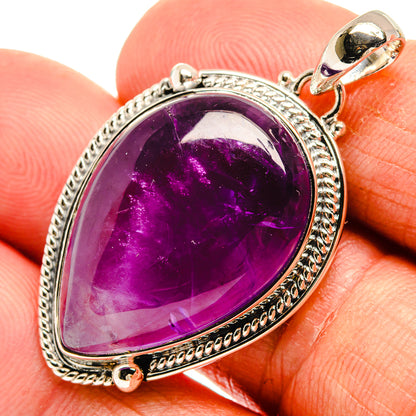 Amethyst Pendants handcrafted by Ana Silver Co - PD25370