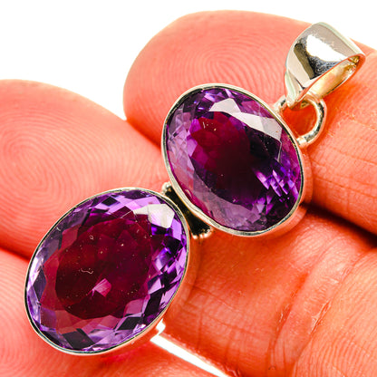 Amethyst Pendants handcrafted by Ana Silver Co - PD25373