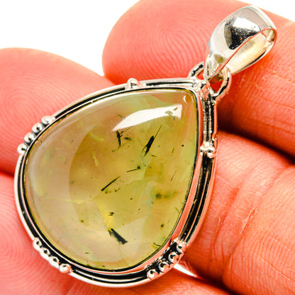 Prehnite Pendants handcrafted by Ana Silver Co - PD25377