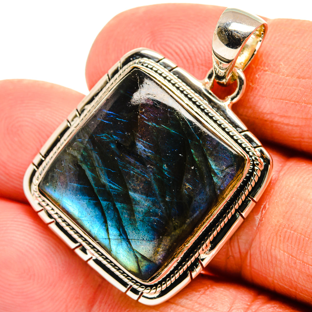 Labradorite Pendants handcrafted by Ana Silver Co - PD25379