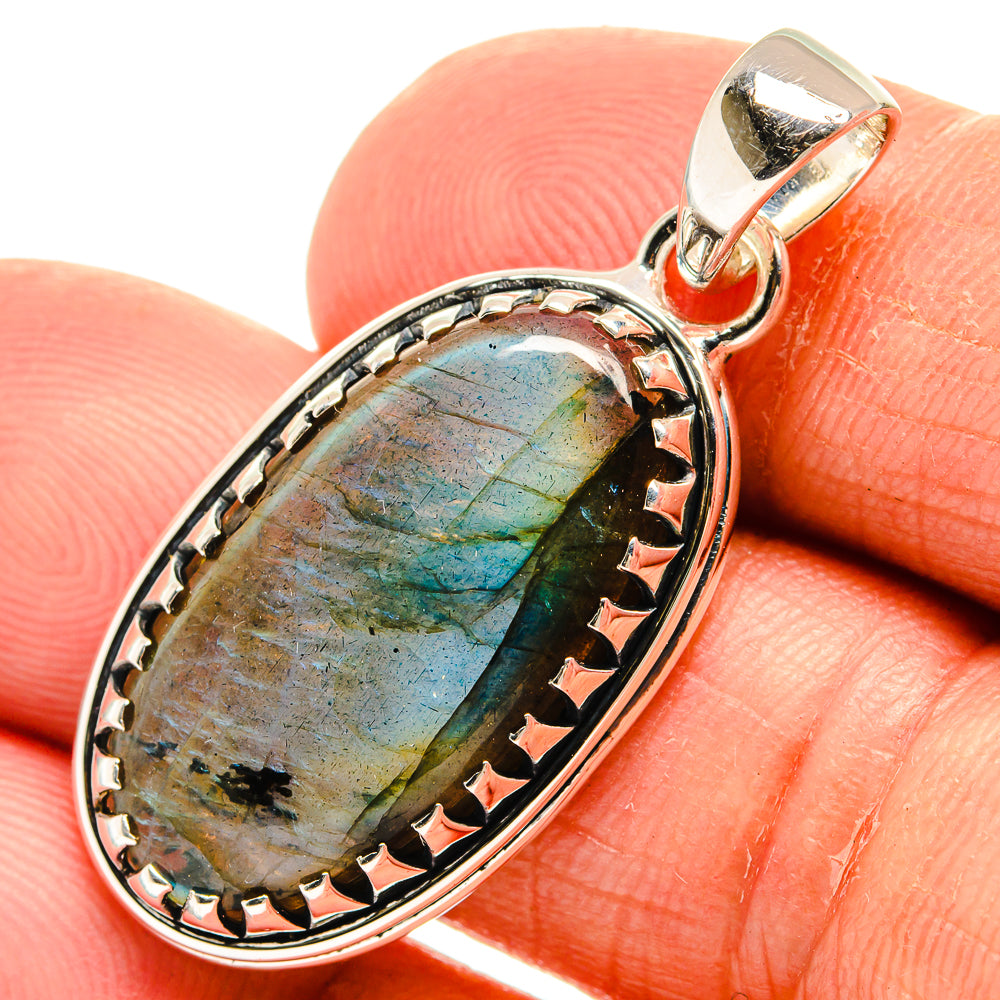 Labradorite Pendants handcrafted by Ana Silver Co - PD25380