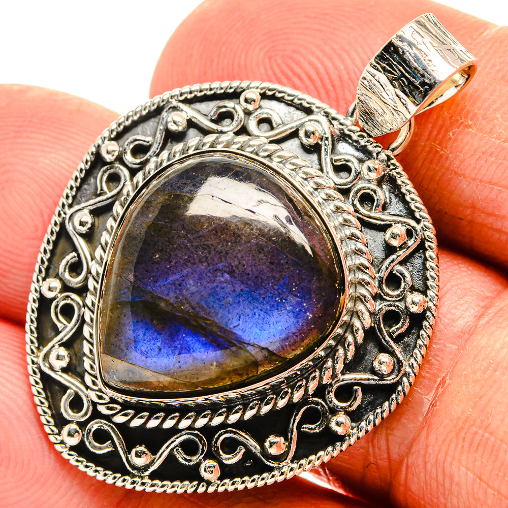 Labradorite Pendants handcrafted by Ana Silver Co - PD25381