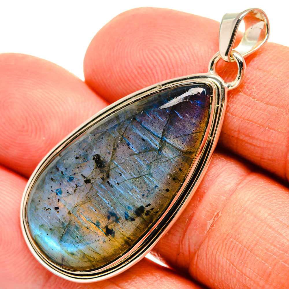 Labradorite Pendants handcrafted by Ana Silver Co - PD25387