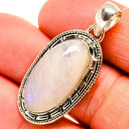 Rainbow Moonstone Pendants handcrafted by Ana Silver Co - PD25388