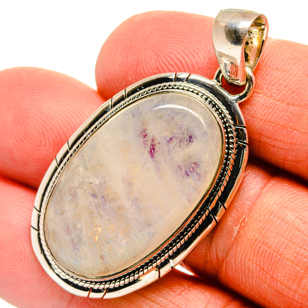 Rainbow Moonstone Pendants handcrafted by Ana Silver Co - PD25394