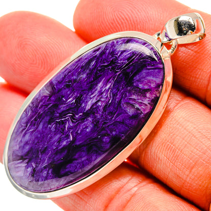 Charoite Pendants handcrafted by Ana Silver Co - PD25396