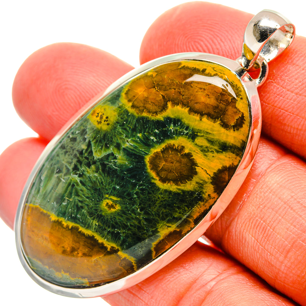 Ocean Jasper Pendants handcrafted by Ana Silver Co - PD25399