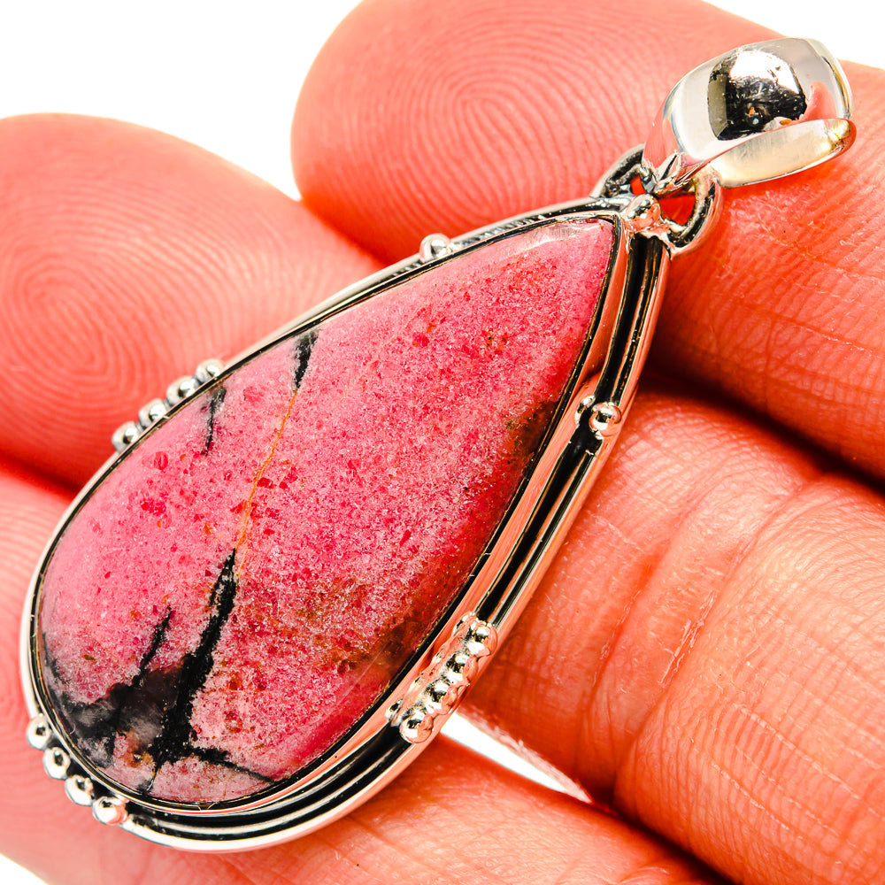 Rhodonite Pendants handcrafted by Ana Silver Co - PD25400