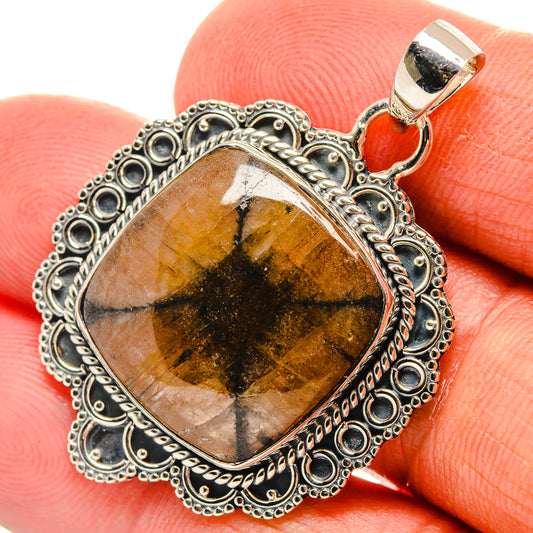 Chiastolite Pendants handcrafted by Ana Silver Co - PD25413