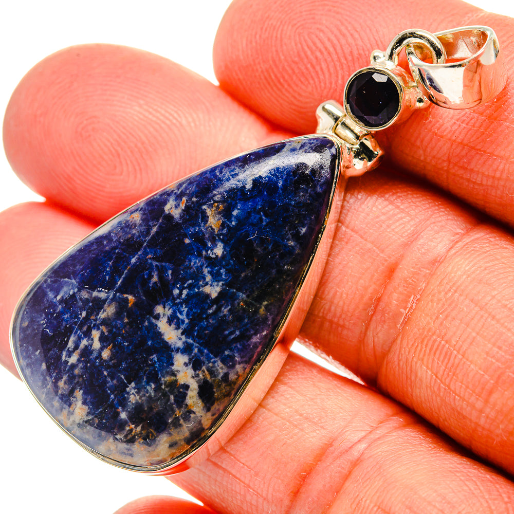 Sodalite Pendants handcrafted by Ana Silver Co - PD25414