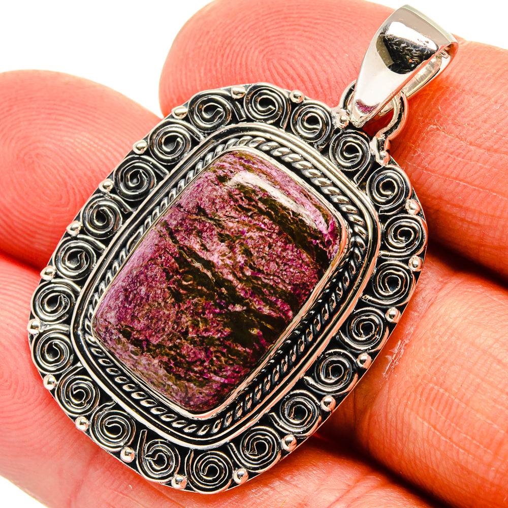 Stichtite Pendants handcrafted by Ana Silver Co - PD25423