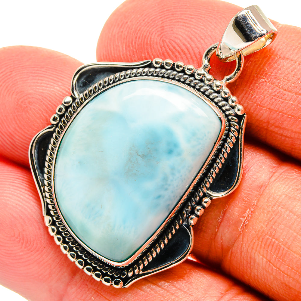 Larimar Pendants handcrafted by Ana Silver Co - PD25428