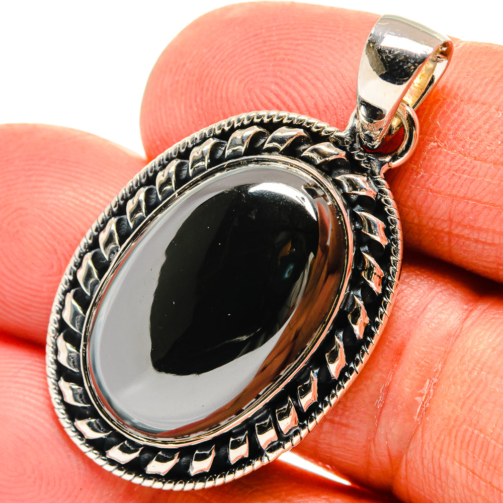 Hematite Pendants handcrafted by Ana Silver Co - PD25433
