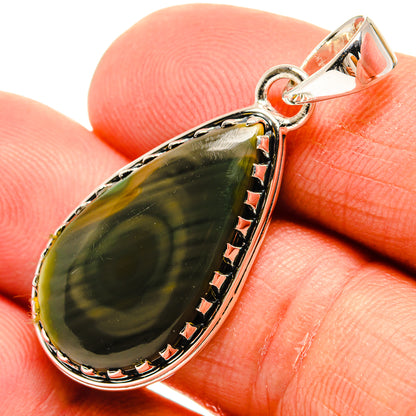 Polychrome Jasper Pendants handcrafted by Ana Silver Co - PD25437