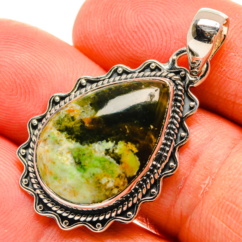 Rainforest Opal Pendants handcrafted by Ana Silver Co - PD25442