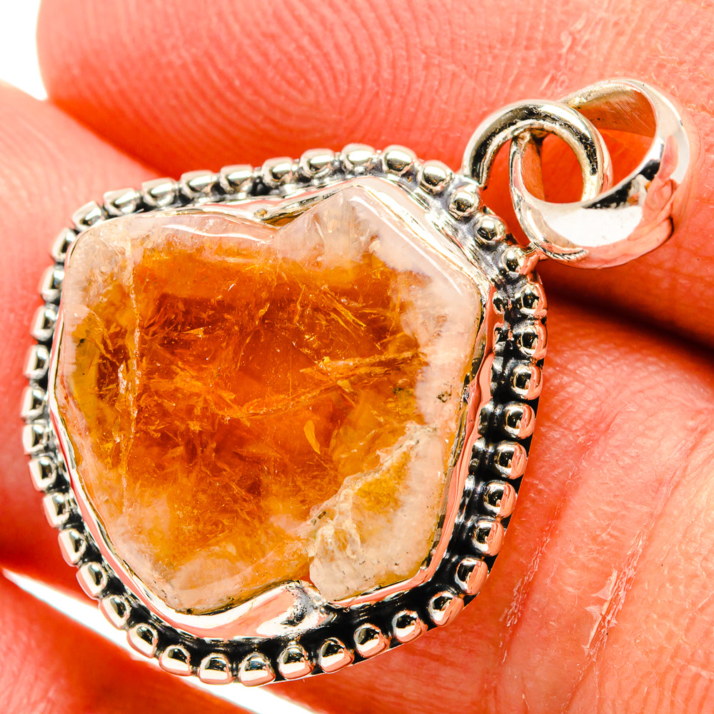 Citrine Pendants handcrafted by Ana Silver Co - PD25444