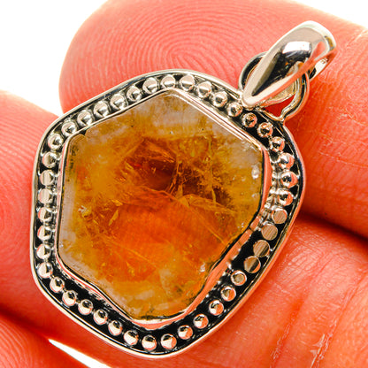 Citrine Pendants handcrafted by Ana Silver Co - PD25445