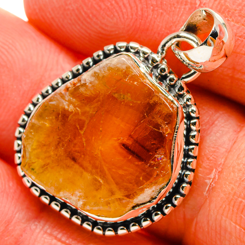 Citrine Pendants handcrafted by Ana Silver Co - PD25447