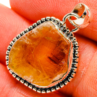 Citrine Pendants handcrafted by Ana Silver Co - PD25447