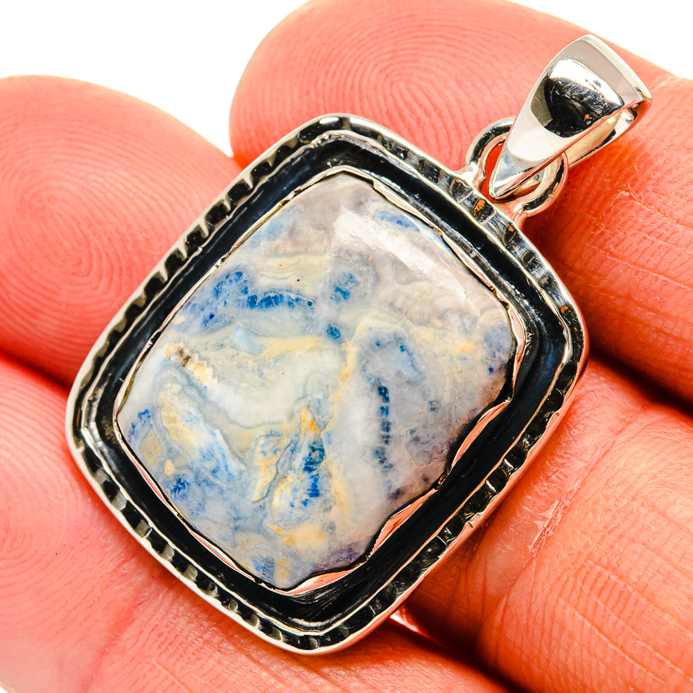 Sodalite Pendants handcrafted by Ana Silver Co - PD25464