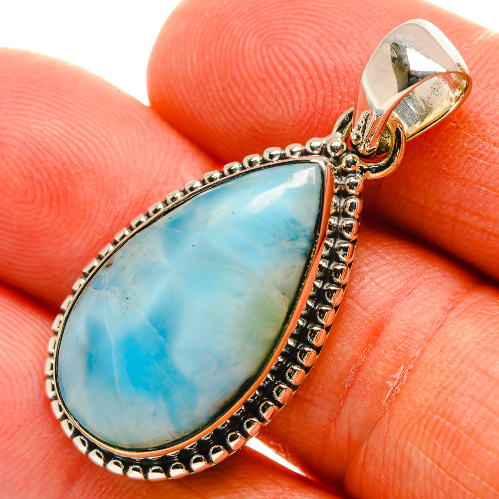 Larimar Pendants handcrafted by Ana Silver Co - PD25465